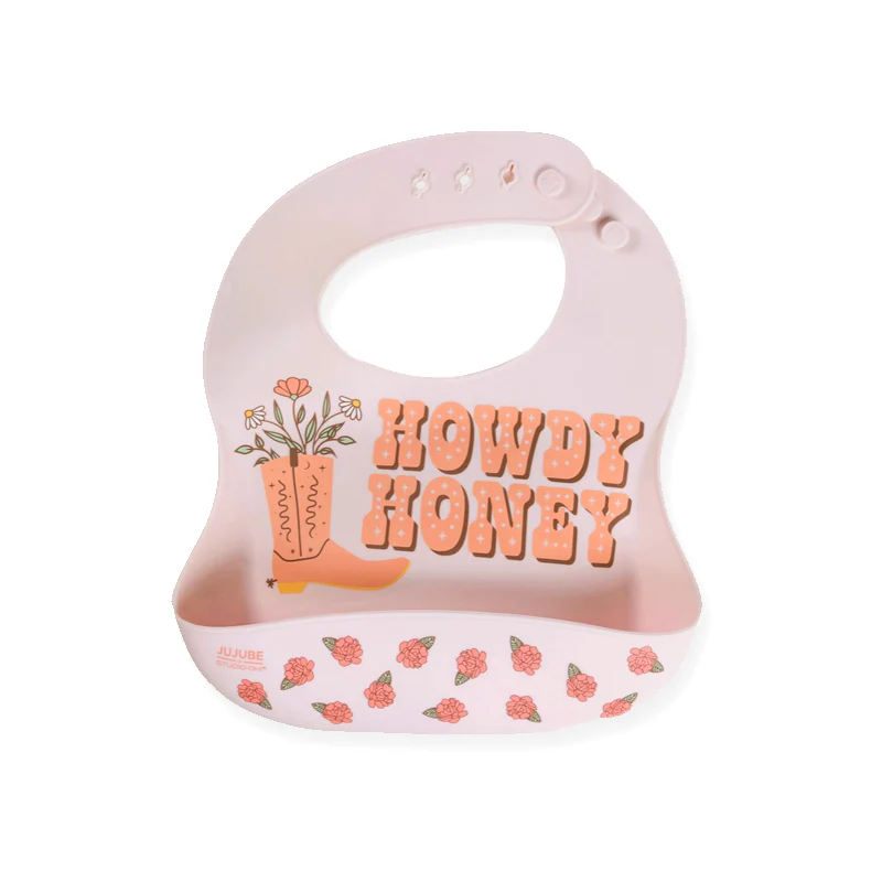 BLOOMIN' BOOT SILICONE BIB