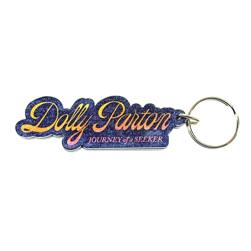 Dolly Parton: Journey of a Seeker Denim Acrylic Keychain