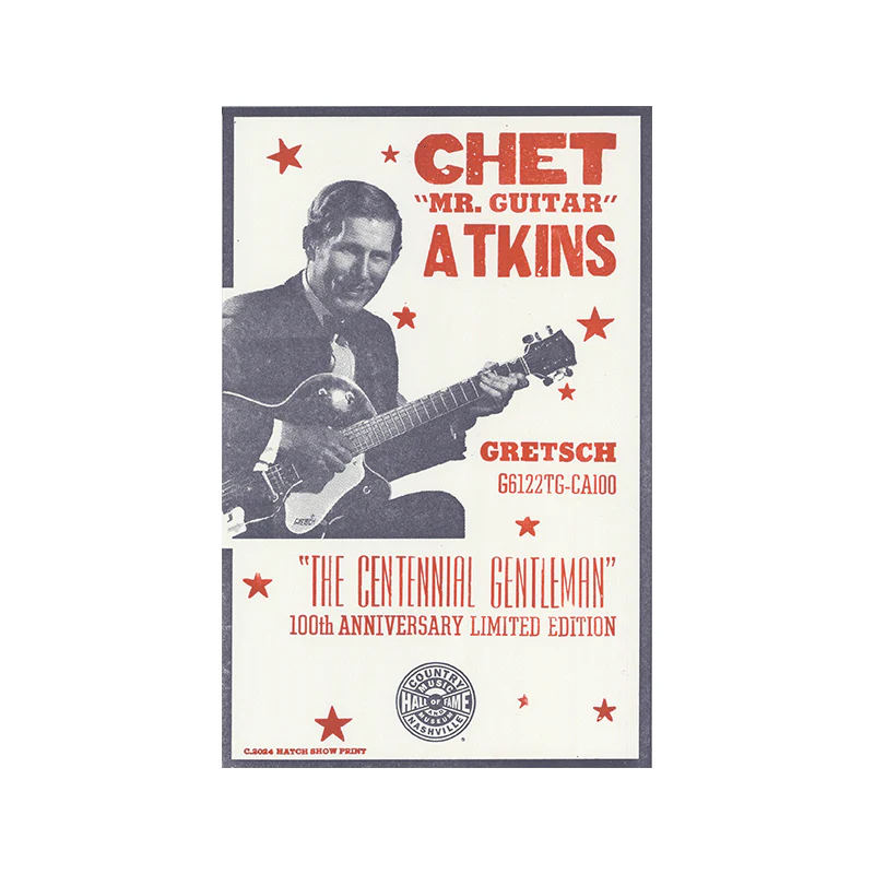 G6122TG-CA100 Gretsch Chet Atkins "Centennial Gentleman" Guitar - EXCLUSIVE - Image 7
