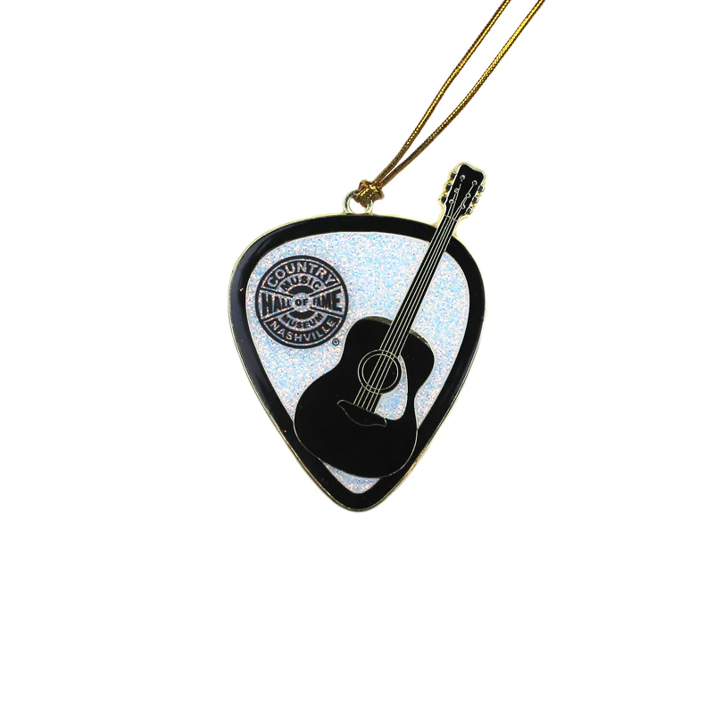 GLITTER GUITAR PICK ORNAMENT