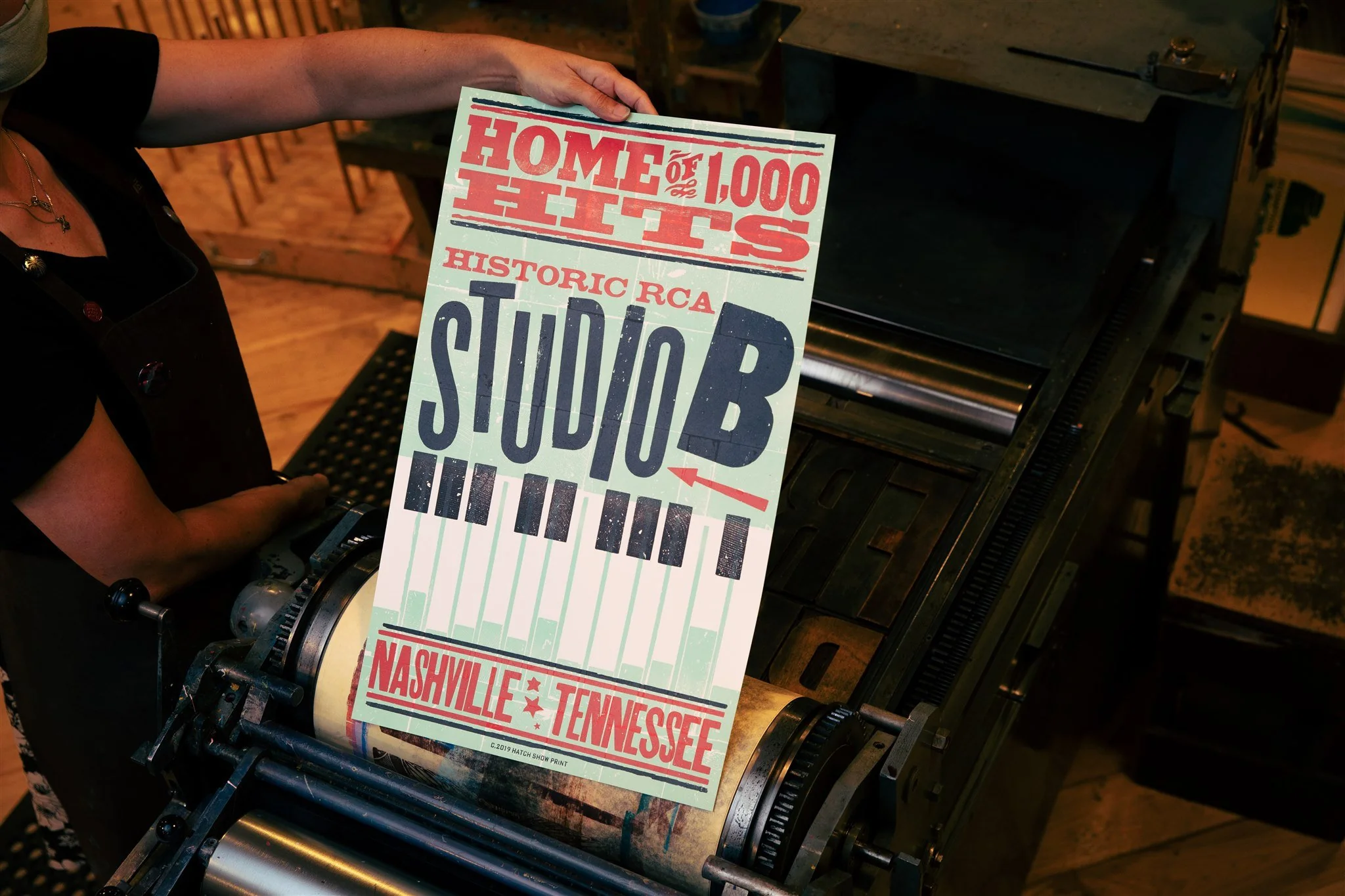 Hatch Show Print Studio B Poster - Image 2