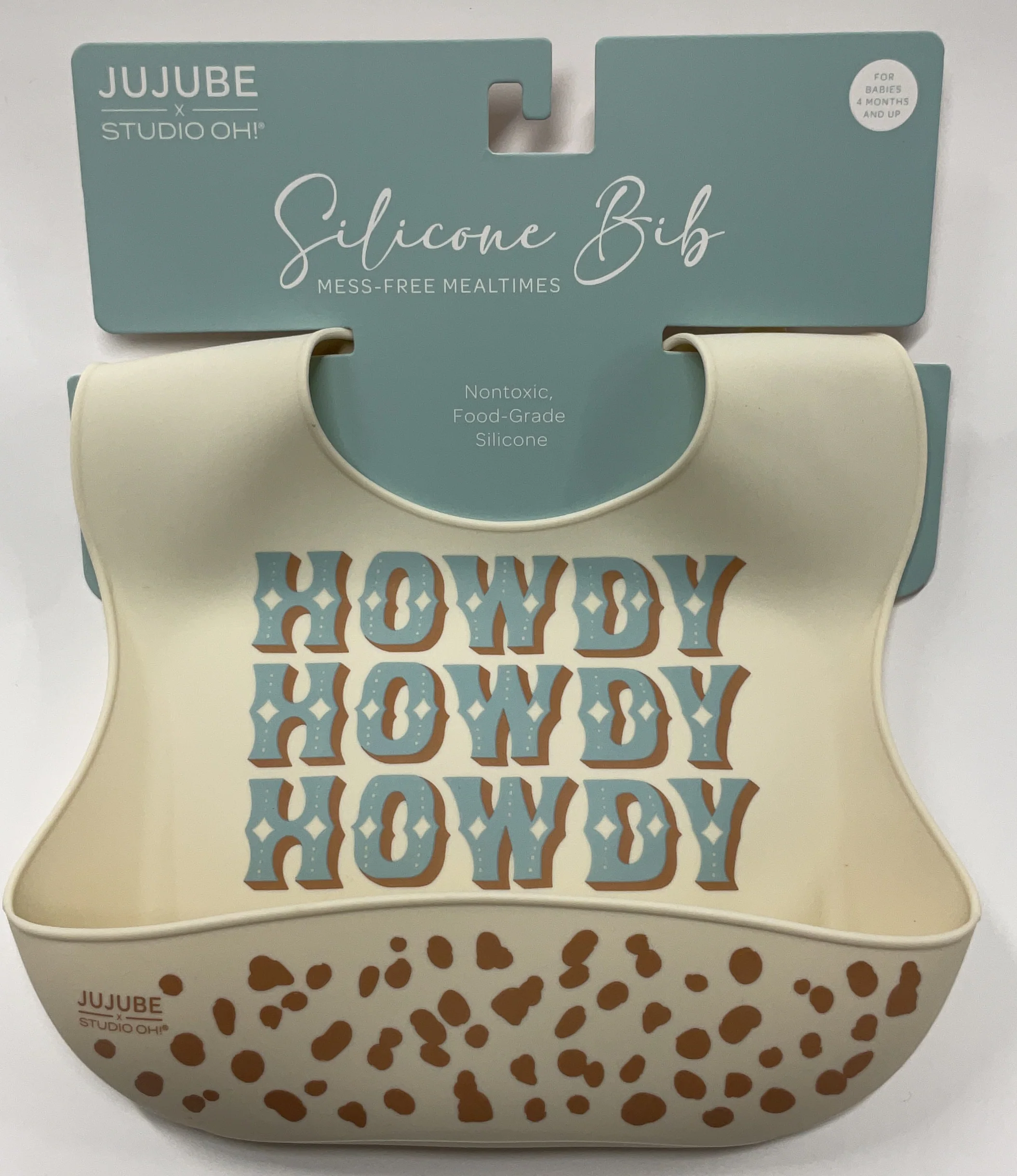 Howdy Partner Silicone Bib