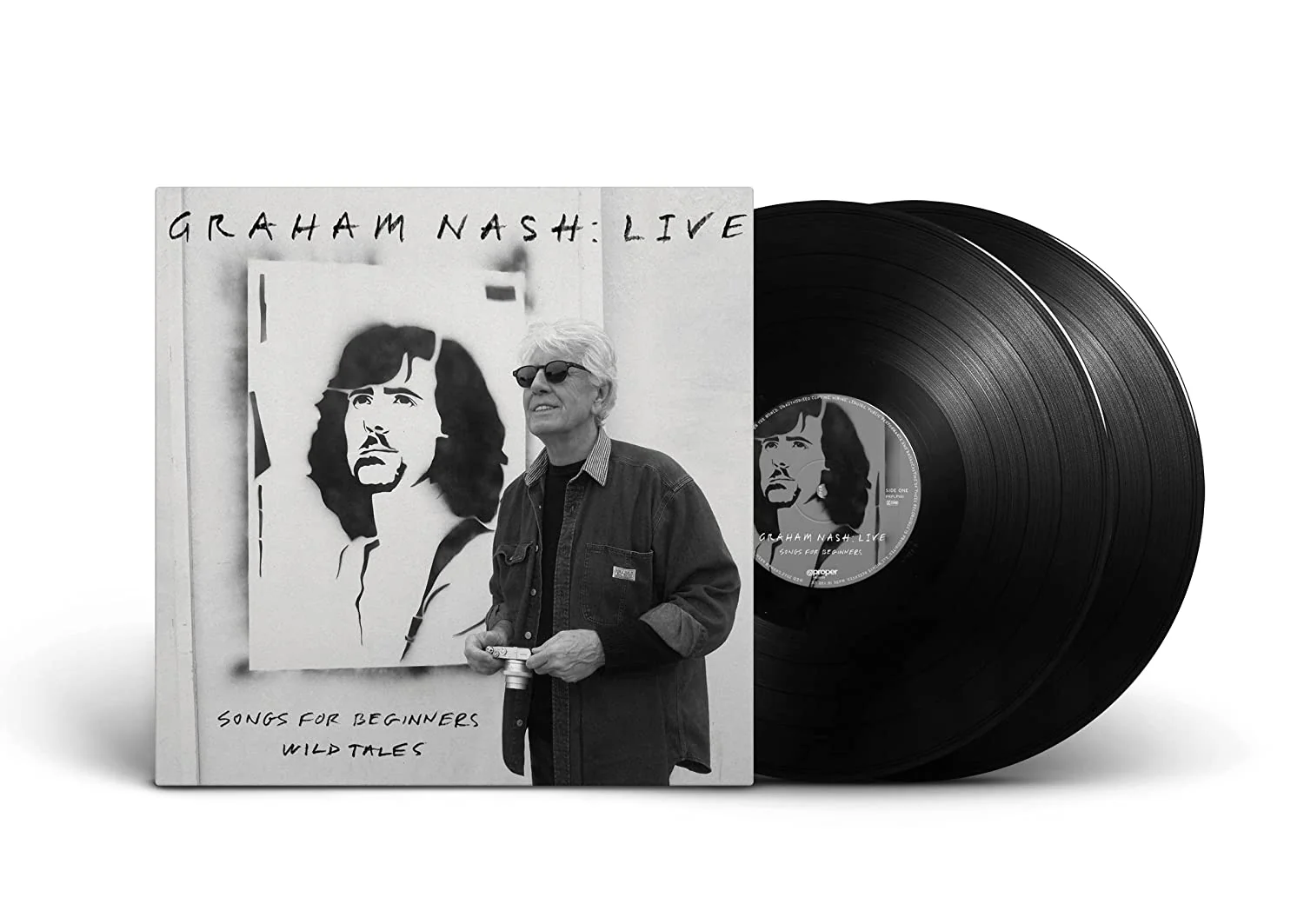 GRAHAM NASH: LIVE SONGS FOR BEGINNERS, WILD TALES VINYL LP - Image 2
