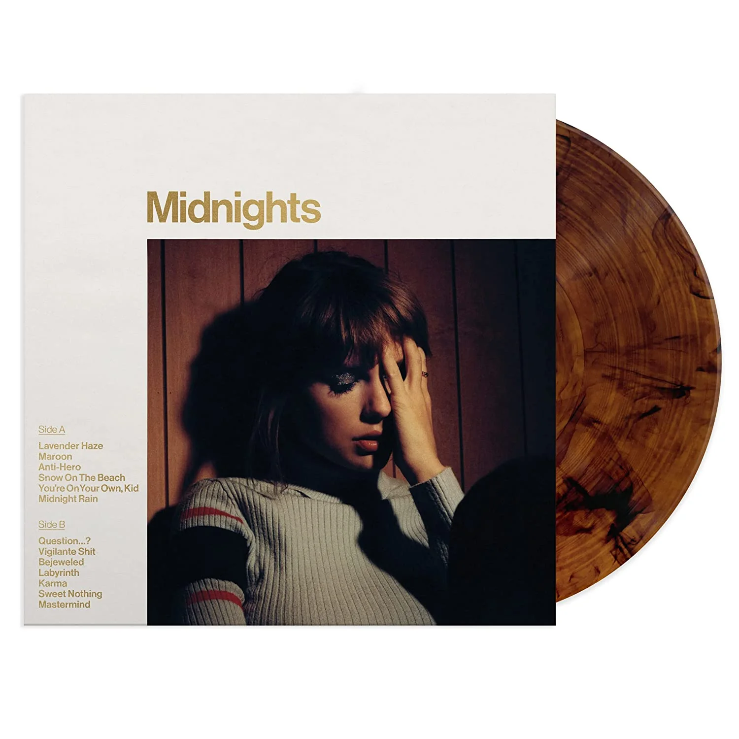 TAYLOR SWIFT: MIDNIGHTS VINYL LP - MAHOGANY