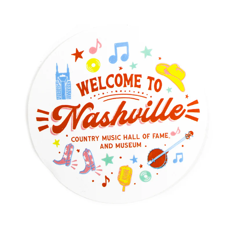 WELCOME TO NASHVILLE STICKER