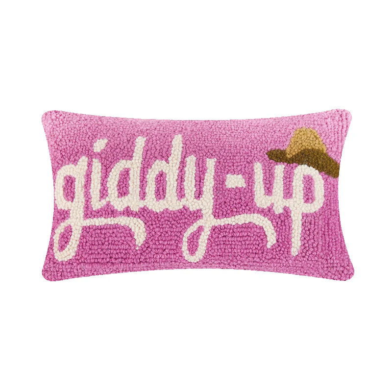GIDDY-UP HOOK PILLOW