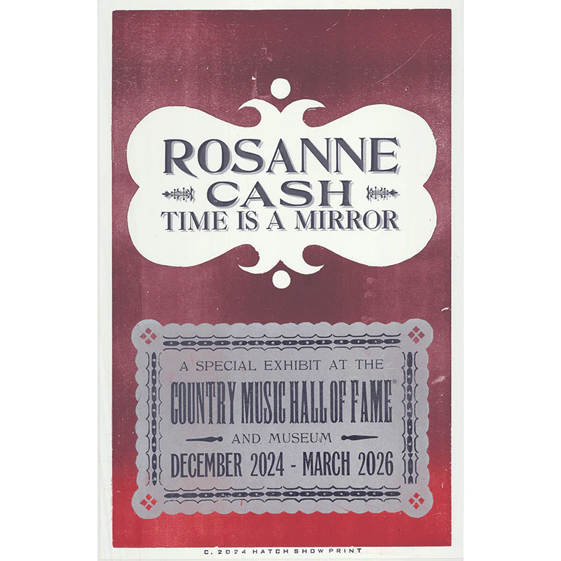 ROSANNE CASH EXHIBIT POSTER