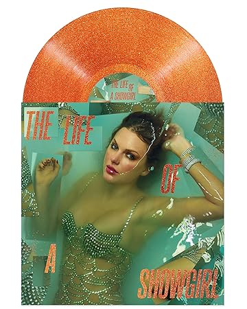 Taylor Swift: The Life of a Showgirl Orange Glitter LP - Image 2