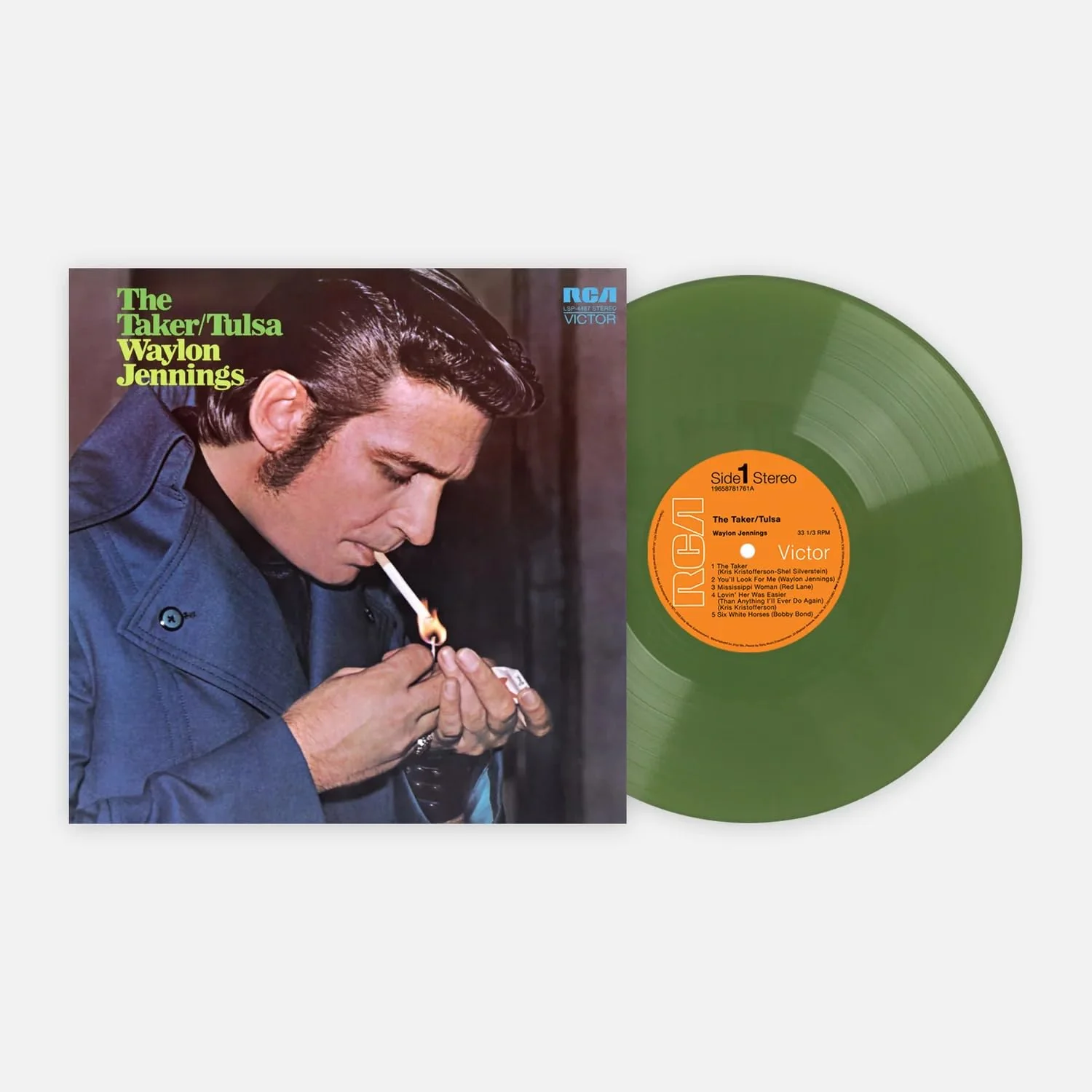 Waylon Jennings: The Taker/Tulsa Vinyl LP
