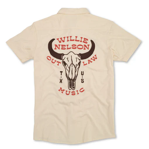 Willie Nelson Brew Master Button Down Shirt - Image 2